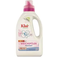 Klar Weichspüler sensitiv 2x750ml, ohne Duft, 30 Waschladungen, für Allergiker, vegan