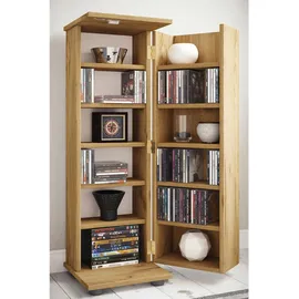 VCM Engalo CD-Regal 31 x 31 x 93 cm Braun