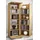 VCM Engalo CD-Regal 31 x 31 x 93 cm Braun