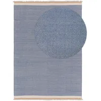 benuta Karla Wollteppich 200 x 300 cm Blau