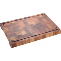 GEFU »ENNO« Hackblock mit Saftrinne, Antirutschfüße braun