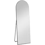 Homcom Ganzkörperspiegel, 150 x 50 cm Wandspiegel mit Ständer, Bogen-Design, Standspiegel