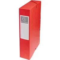 Exacompta Archivbox Karton 60mm, A4, rot