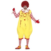 Fiestas GUiRCA Killer-Clown Mr. McKiller Kostüm Erwachsene Herren Größe L 52-54