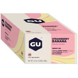 GU Energy Gel - 24x32g - Strawberry Banana