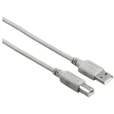 Hama USB-Kabel, 2.0 5,00 m grau