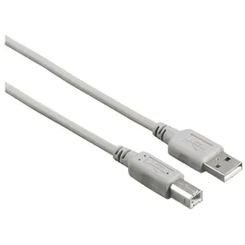 Hama USB-Kabel, 2.0 5,00 m grau
