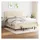 vidaXL Boxspringbett 160 x 200 cm Creme