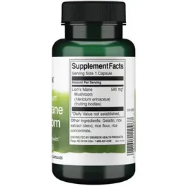 Swanson Lion's Mane Mushroom, 500mg 60 Kapseln