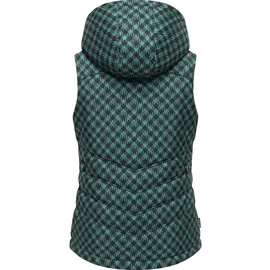 Ragwear Steppweste »Steppweste Hesty Print grün