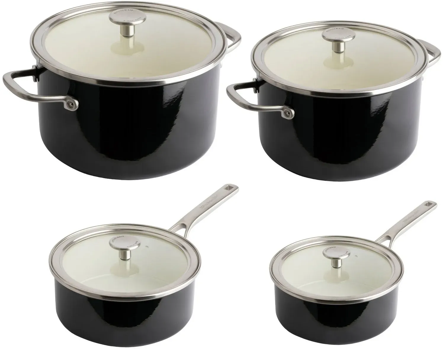 KitchenAid Topfset 4-tlg. COOKWARE - B/H/T ca. 24,00x36,00x44,00