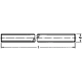 E-NORMpro DIN 976 4.8 galZn M10x1000 E-NORMpro
