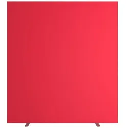 PAPERFLOW Trennwand easyScreen, Textiloberfläche, rot