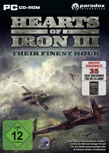 Hearts Of Iron III: Their Finest Hour PC Neu & OVP