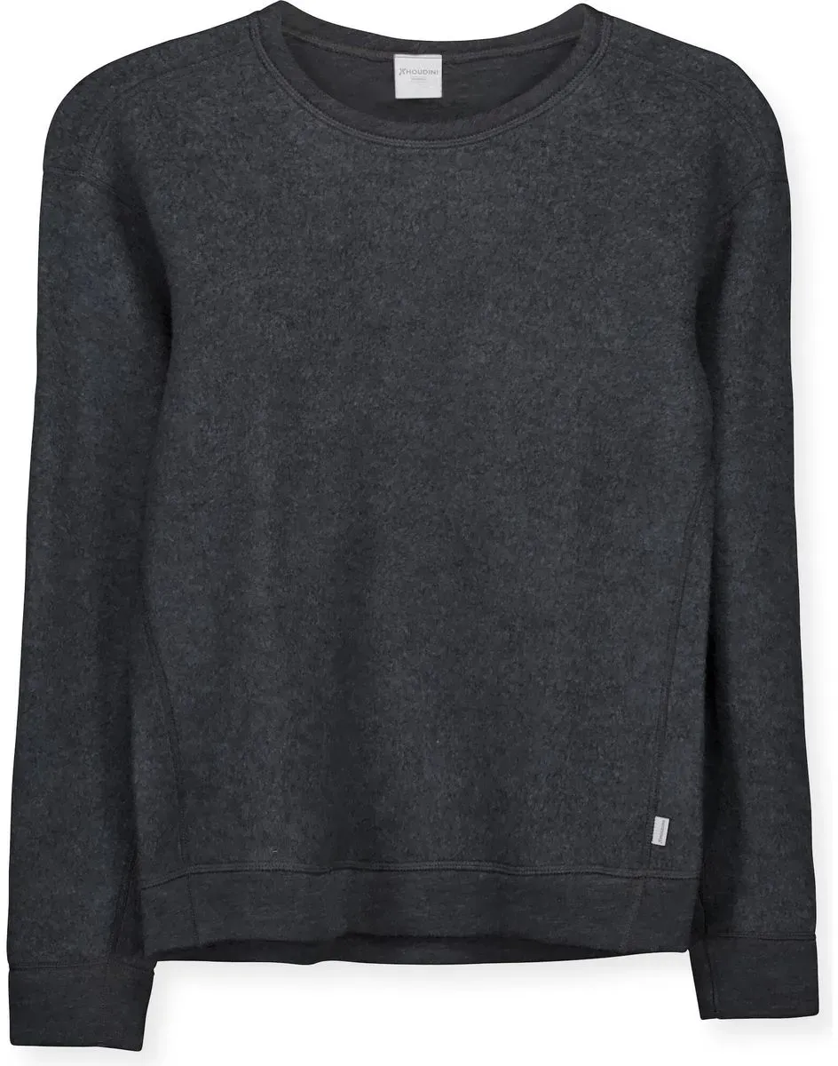 Houdini W's Alto Wool Crew True Black-l true black (900) L