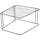 Metaltex Boxe Lava Eckschrankeinsatz 1-Etg. 25x25x15cm TouchTherm