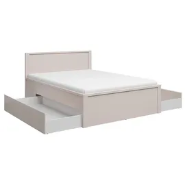 petits-meubles Bett Soren 160 x 200 cm  beige