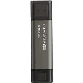 Team-Group X2 MAX DRIVE 2 TB USB 3.2 grau TEM