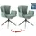 MCA Furniture MCA »NALON Esszimmerstuhl (2er Set) - Stuhl« (Set) 2 Stk.360° drehbar, Schwingfunktion, Metall, Veloursoptik, belastbar 120 kg