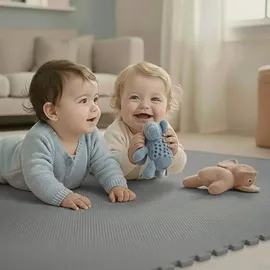 LittleTom - 9 Teile Baby Kinder Puzzlematte ab Null - 30x30 Puzzle Spielmatte Krabbelmatte