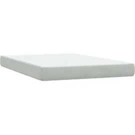 vidaXL Boxspringbett 160 x 220 cm Hellgrau
