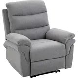 Homcom Relaxsessel mit Liegefunktion 91x92x102cm grau