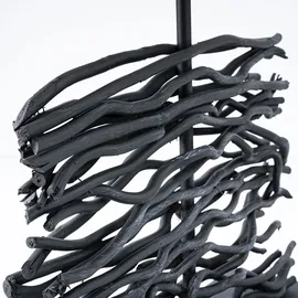 ETC Shop Design Schreib Tisch Lampe Schlaf Gäste Zimmer Beistell Leuchte Textil Holz Strahler