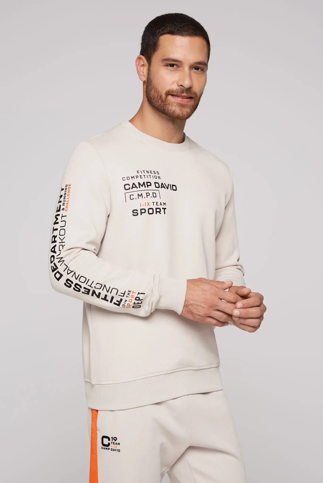 Sweatshirt, mit auffälligen Prints, Gr. XXL, shell, , 39585361-XXL