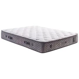 Bambi Thermo Control Boxspringbett-Set PCM-Technologie Temperatur 29cm H3 – Anthrazit / 140 / 200 - Grau