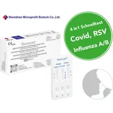 25x Fluorecare BIO-TECH COVID-19 & Influenza A/B & RSV Antigen Kombi-Testkit Antigen Schnelltest | CE 2934 | 20 Combo Selbsttest Test Grippe