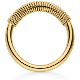 Liebeskind Berlin Fingerring Twist - Gr. 52 - in Gold - wasserfest & hautfreundlich