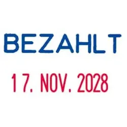 TRODAT Stempel Printy 4850 BEZAHLT 4850 L2 BEZAHLT Fixtext