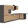 kochstation Winkelküche L-Form 490 cm braun