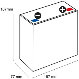 Quality Batteries Q-Batteries 12LSX-17 12V 17Ah Blei-Vlies-Akku / AGM 10 Jahre