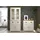 Möbilia Sideboard 86 x 90 x 45 cm Braun / Weiß