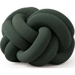 Knot Dekokissen, dunkelgrün