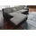 DOMO collection Ecksofa Treviso, wahlweise mit Bettfunktion, incl. Zierkissen, schwarz