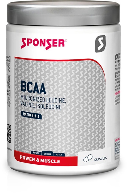 SPONSER Aminosäuren Kapseln BCAA | 350 Kapseln