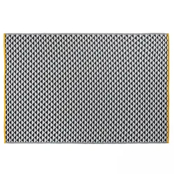 Oviala Business Outdoor-Teppich Polypropylen schwarz 230x160 cm