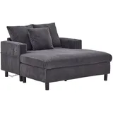 Lvhom Relaxliege, Grau, Textil, 128x85x142 cm, Wohnzimmer, Sessel, Relaxliegen