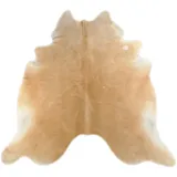 KUHFELL online & NOMAD Fellteppich KUHFELL STIERFELL RINDERFELL TEPPICH BEIGE 210 X 190 cm