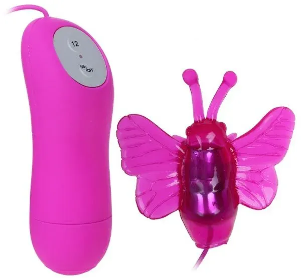BAILE - Cute Secret Butterfly Stimulator Vibrator, 12 Vibrationen