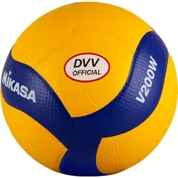 MIKASA Ball V200W-DVV, Gelb/Blau, 5