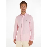 Tommy Hilfiger Leinenhemd PIGMENT DYED LI SOLID RF SHIRT rosa XXXL