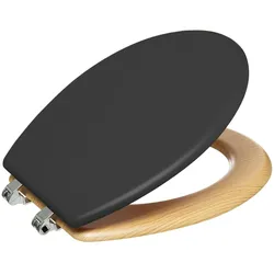 FIVE Toilet Seat MDF Wood in Anthracite