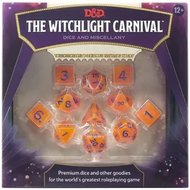 Wizards of the Coast WTCC92820000 - Dragons: Witchlight Carnival RPG Würfel Set