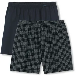 Boxershorts »Natural Benefit«, (Packung, 2 St.), mit überzogenem Bund, Gr. XL (56), grau, , 24475036-XL