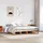 vidaXL Massivholzbett 180 x 200 cm Braun