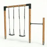 EXIT TOYS Schaukeln Linea 85 Holz Beige