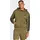 Essentials 3-Streifen Sweatjacke Olive strata/Black S